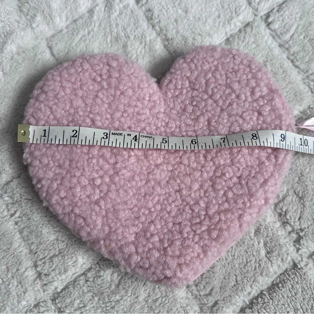 Box Lunch | The Creme Shop Teddy Bag Plush Heart Cosmetic Bag